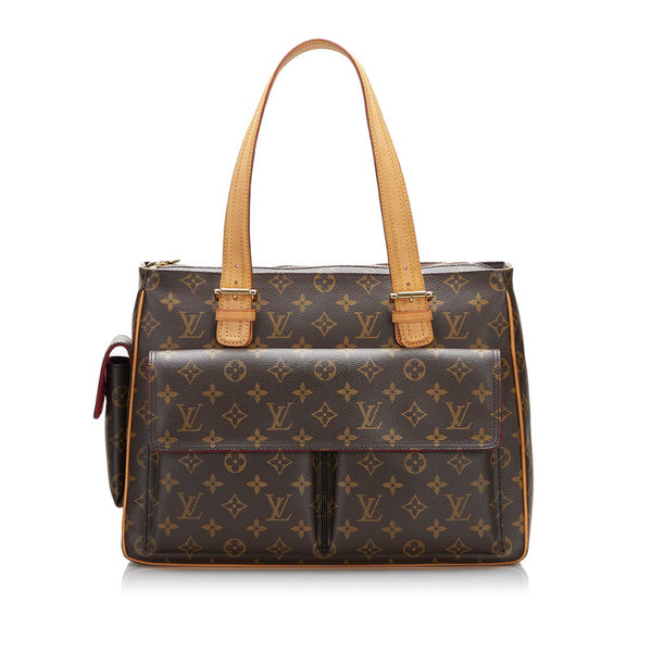 ルイ ヴィトン モノグラム ミュルティプリ シテ ハンドバッグ M51162 ブラウン PVC レザー レディース LOUIS VUITTON 【中古】