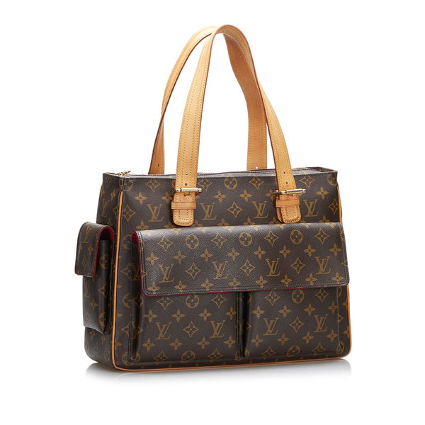 ルイ ヴィトン モノグラム ミュルティプリ シテ ハンドバッグ M51162 ブラウン PVC レザー レディース LOUIS VUITTON 【中古】