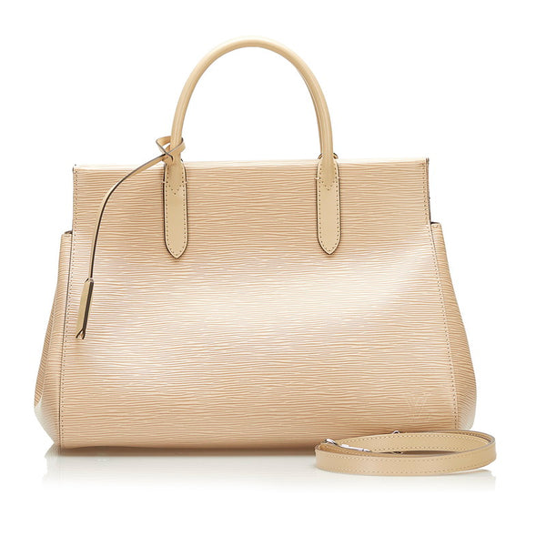 ルイ ヴィトン エピ マルリーMM ハンドバッグ ショルダーバッグ 2WAY M94614 デュンヌ ベージュ レザー レディース LOUIS VUITTON 【中古】