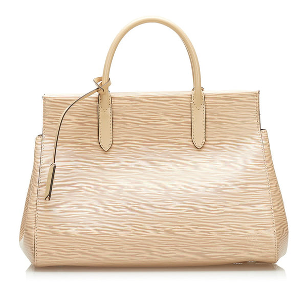 ルイ ヴィトン エピ マルリーMM ハンドバッグ ショルダーバッグ 2WAY M94614 デュンヌ ベージュ レザー レディース LOUIS VUITTON 【中古】