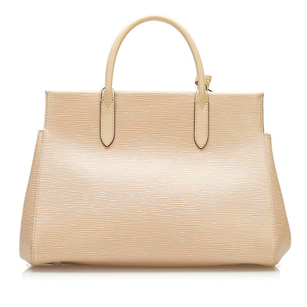 ルイ ヴィトン エピ マルリーMM ハンドバッグ ショルダーバッグ 2WAY M94614 デュンヌ ベージュ レザー レディース LOUIS VUITTON 【中古】