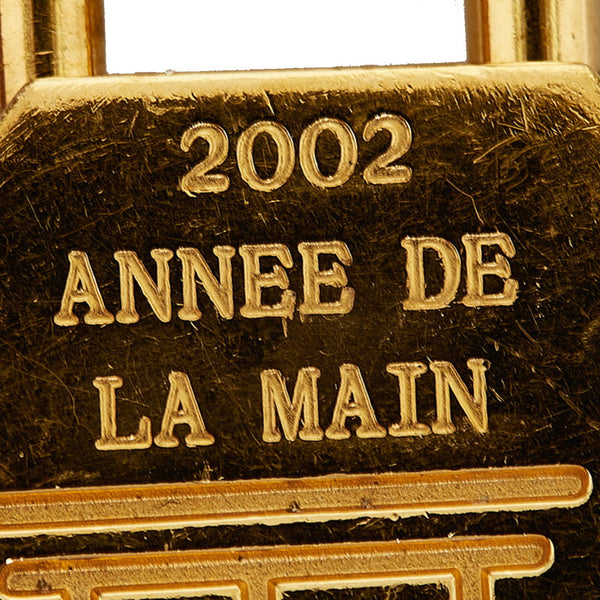 エルメス ハンド カデナ チャーム ゴールド メッキ レディース HERMES 【中古】