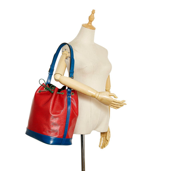 ルイ ヴィトン エピ ノエ ショルダーバッグ M44084 トリコロール レッド レザー レディース LOUIS VUITTON 【中古】