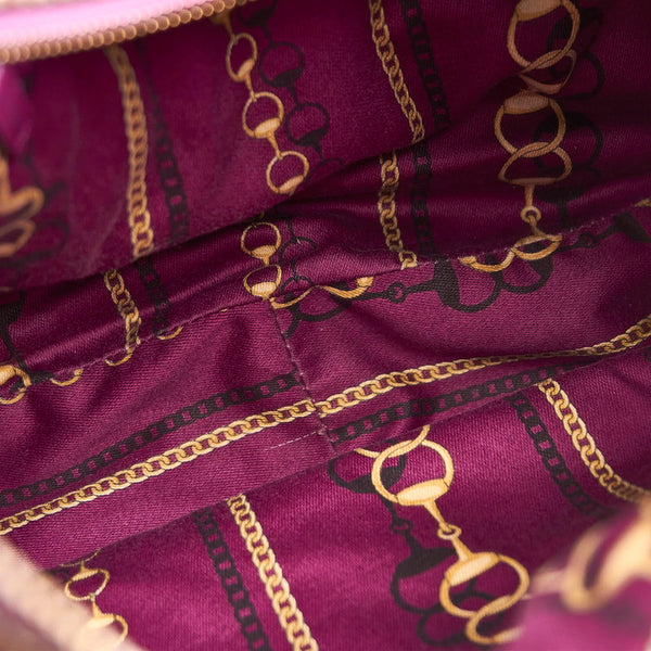 グッチ ワンショルダー 203520 パープル エナメル レディース GUCCI 【中古】