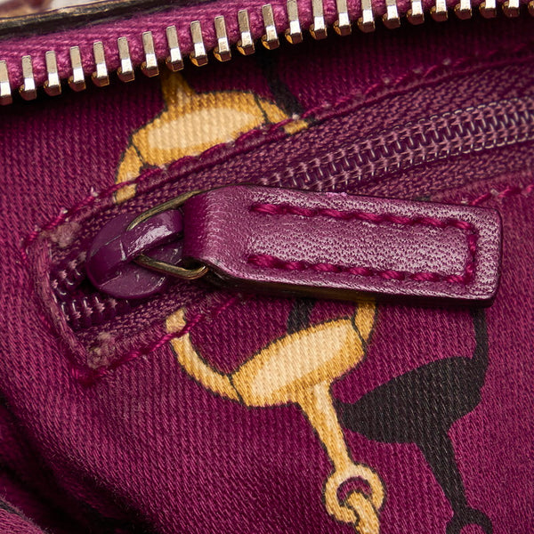 グッチ ワンショルダー 203520 パープル エナメル レディース GUCCI 【中古】