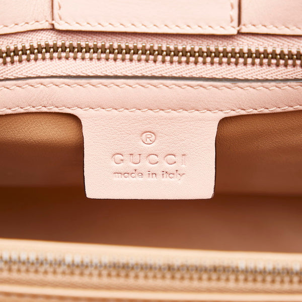 グッチ GGマーモント ハンドバッグ ショルダーバッグ2WAY 448054 ピンク ベージュ パイソン レディース GUCCI 【中古】