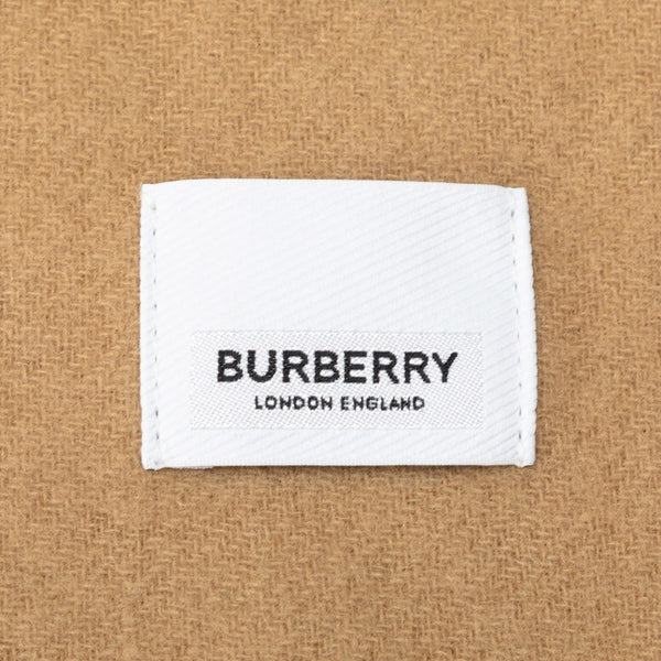バーバリー チェック TBモノグラム リバーシブル マフラー ベージュ ウール レディース BURBERRY 【中古】