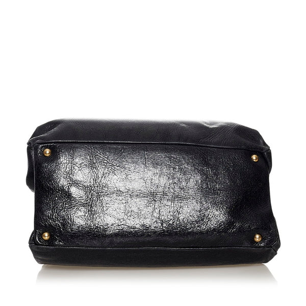 ミュウミュウ ハンドバッグ ショルダーバッグ 2WAY ブラック レザー レディース MIUMIU 【中古】