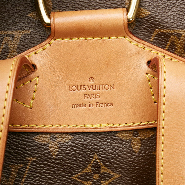 ルイ ヴィトン モノグラム モンスリMM リュック バックパック M51136 ブラウン PVC レザー レディース LOUIS VUITTON 【中古】