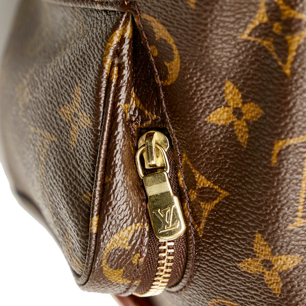 ルイ ヴィトン モノグラム モンスリMM リュック バックパック M51136 ブラウン PVC レザー レディース LOUIS VUITTON 【中古】