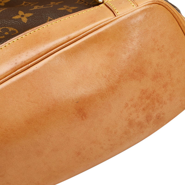 ルイ ヴィトン モノグラム モンスリMM リュック バックパック M51136 ブラウン PVC レザー レディース LOUIS VUITTON 【中古】