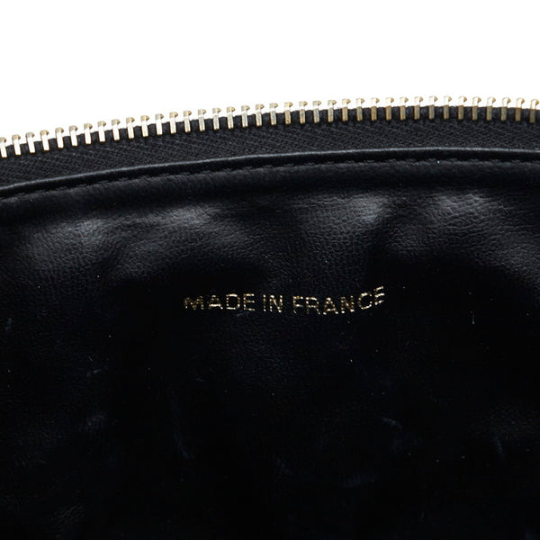 シャネル ココマーク ハンドバッグ バニティバッグ ブラック ゴールド キャビアスキン レディース CHANEL 【中古】