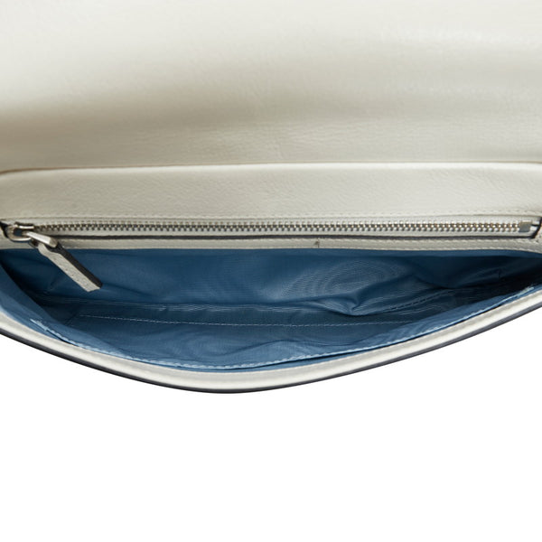 グッチ GGキャット ダブルフェイス チェーン ハンドバッグ ショルダーバッグ 2WAY 524822 ブラック ホワイト レザー レディース GUCCI 【中古】