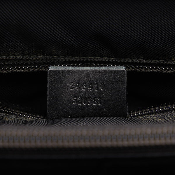 グッチ ハンドバッグ ビジネスバッグ 246410 ブラック レザー メンズ GUCCI 【中古】