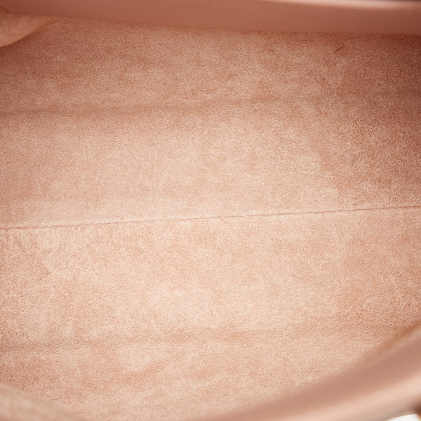 サンローラン ベイビーカバス ピンク レザー ハンドバッグ レディース SAINT LAURENT 【中古】