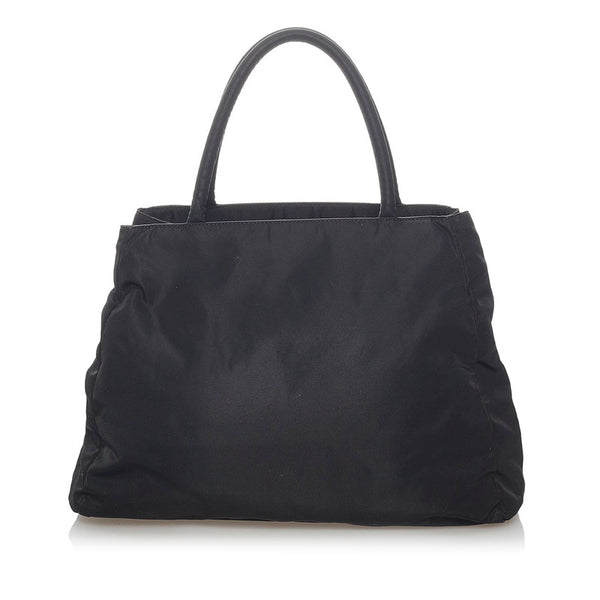プラダ ブラック ナイロン ハンドバッグ レディース PRADA 【中古】