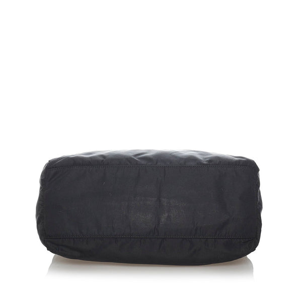 プラダ ブラック ナイロン ハンドバッグ レディース PRADA 【中古】