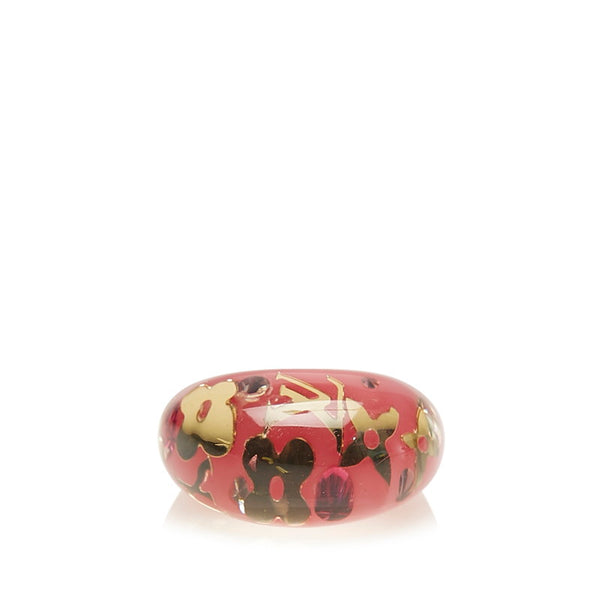 ルイ ヴィトン アンクル―ジョン リング 指輪 M65776 ピンク プラスチック レディース LOUIS VUITTON 【中古】