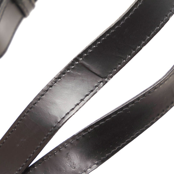 サルヴァトーレフェラガモ ヴァラリボン ハンドバッグ ショルダーバッグ BA217644 ブラック レザー レディース Salvatore Ferragamo 【中古】