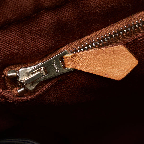 エルメス フールトゥPM ハンドバッグ ブラウン キャンバス レディース HERMES 【中古】