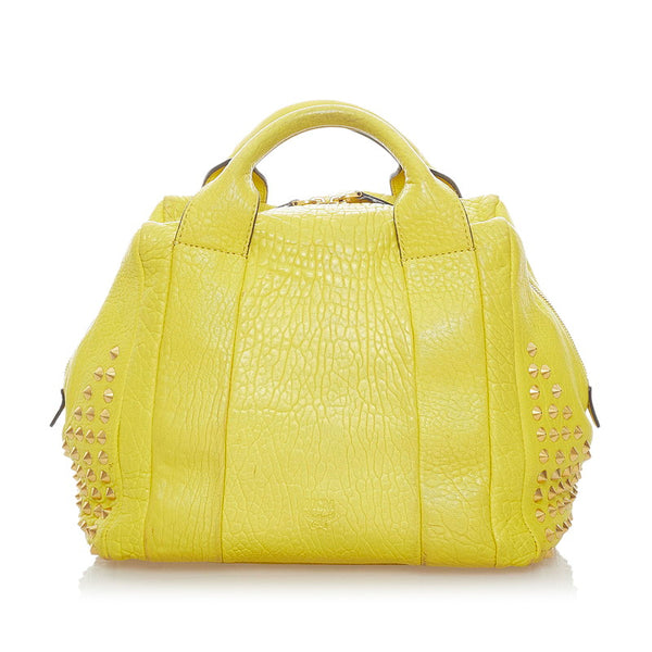エム シー エム ハンドバッグ ショルダーバッグ 2WAY イエロー レザー レディース MCM 【中古】