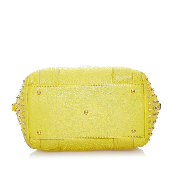 エム シー エム ハンドバッグ ショルダーバッグ 2WAY イエロー レザー レディース MCM 【中古】