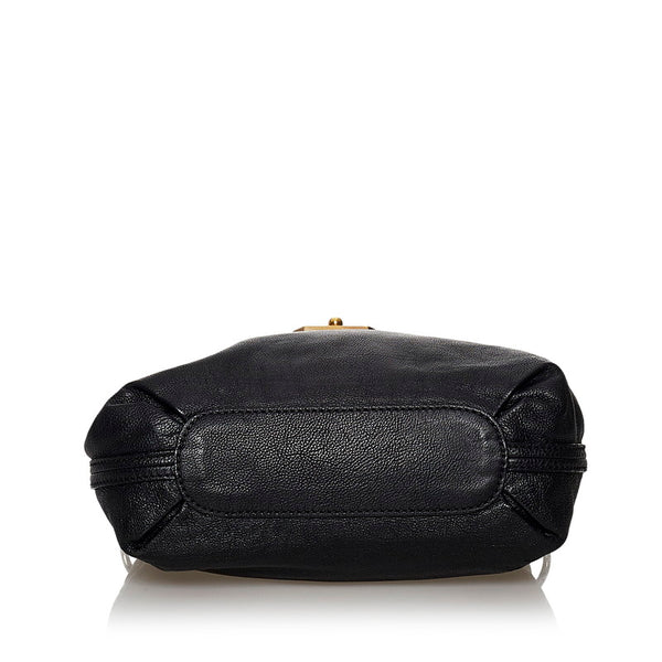 クロエ エルシー ブラック レザー ハンドバッグ ショルダーバッグ 2WAY レディース Chloe 【中古】