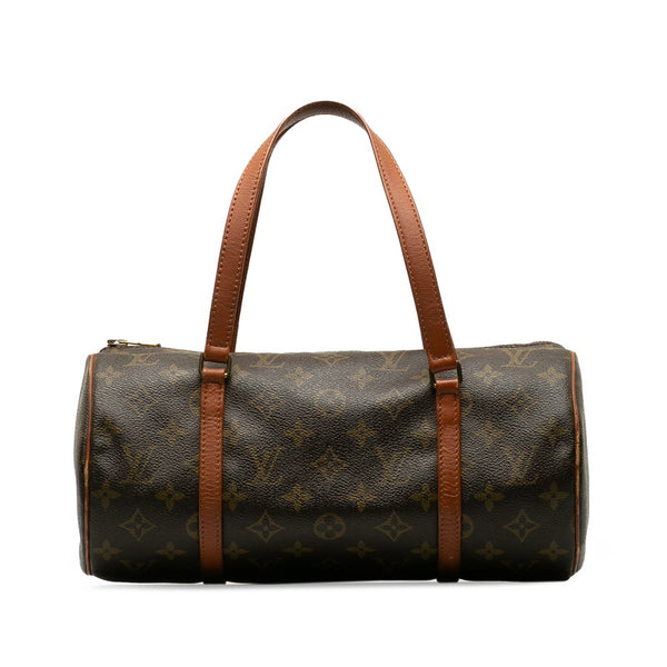 ルイ ヴィトン モノグラム パピヨン30(旧) ハンドバッグ M51365 ブラウン PVC レザー レディース LOUIS VUITTON 【中古】