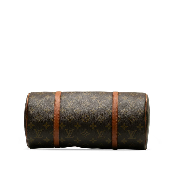 ルイ ヴィトン モノグラム パピヨン30(旧) ハンドバッグ M51365 ブラウン PVC レザー レディース LOUIS VUITTON 【中古】
