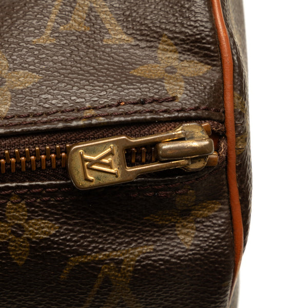 ルイ ヴィトン モノグラム パピヨン30(旧) ハンドバッグ M51365 ブラウン PVC レザー レディース LOUIS VUITTON 【中古】