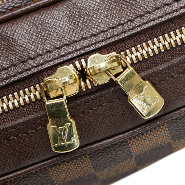 ルイ ヴィトン ダミエ ブレラ ハンドバッグ N51150 ブラウン PVC レザー レディース LOUIS VUITTON 【中古】