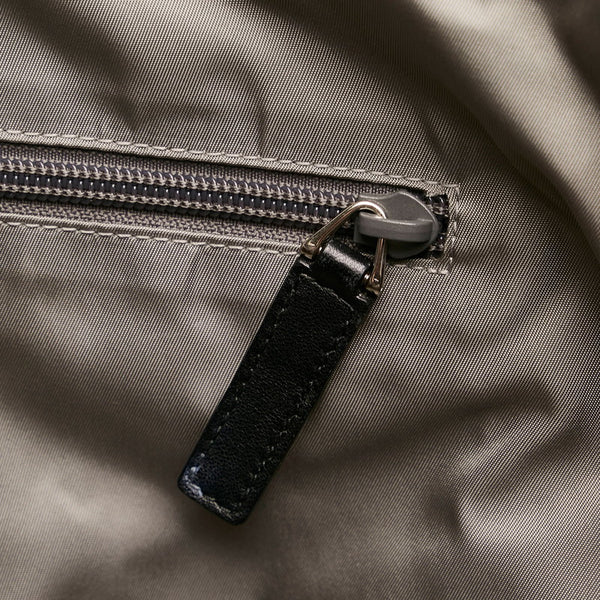 サンローラン ボストンバッグ 202128 527412 ブルー ナイロン レザー レディース SAINT LAURENT 【中古】