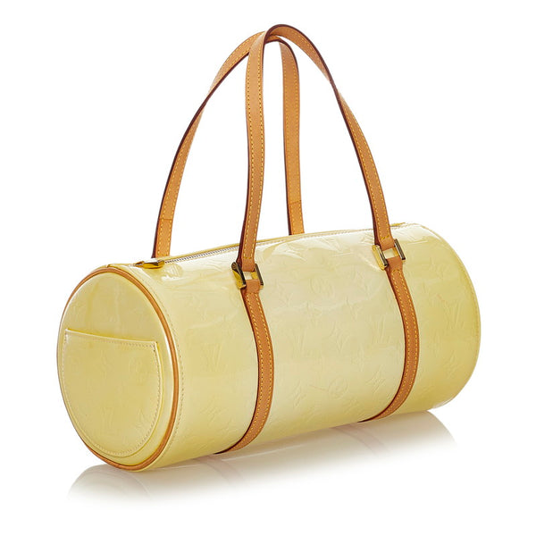 ルイ ヴィトン モノグラム ヴェルニ ベッドフォード ハンドバッグ M91006 ベージュ パテントレザー レディース LOUIS VUITTON 【中古】
