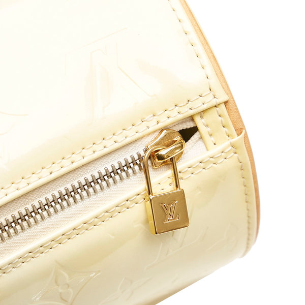 ルイ ヴィトン モノグラム ヴェルニ ベッドフォード ハンドバッグ M91006 ベージュ パテントレザー レディース LOUIS VUITTON 【中古】