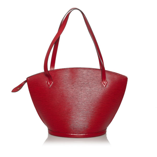 ルイ ヴィトン エピ サンジャック ショッピング ショルダーバッグ M52267 カスティリアンレッド レザー レディース LOUIS VUITTON 【中古】