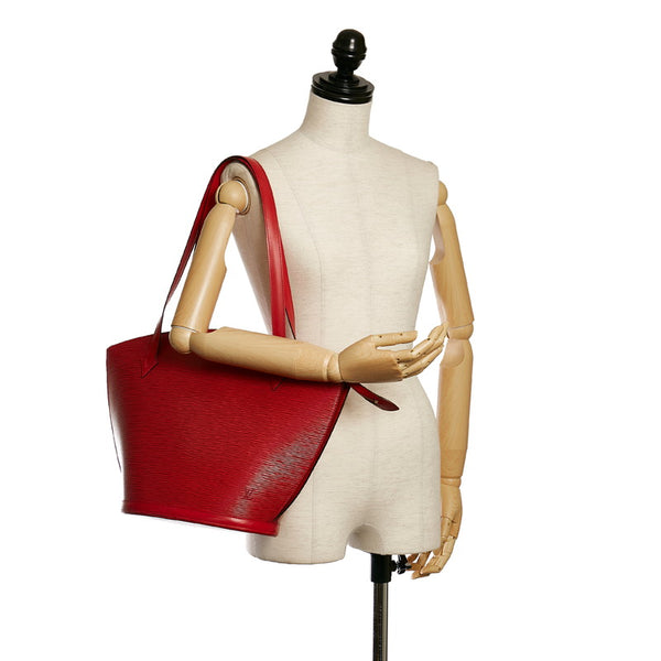 ルイ ヴィトン エピ サンジャック ショッピング ショルダーバッグ M52267 カスティリアンレッド レザー レディース LOUIS VUITTON 【中古】