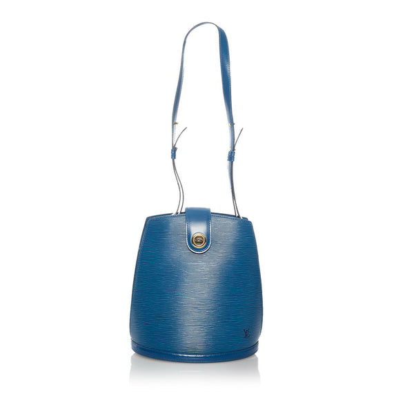ルイ ヴィトン エピ クリュニー 肩掛け ショルダーバッグ M52255 トレドブルー レザー レディース LOUIS VUITTON 【中古】
