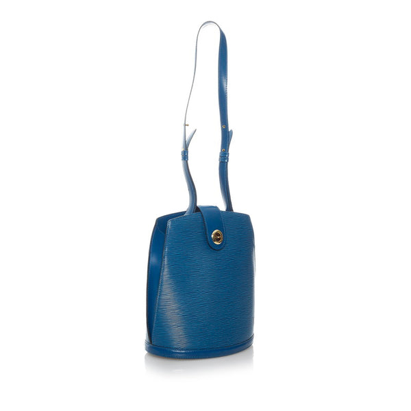 ルイ ヴィトン エピ クリュニー 肩掛け ショルダーバッグ M52255 トレドブルー レザー レディース LOUIS VUITTON 【中古】