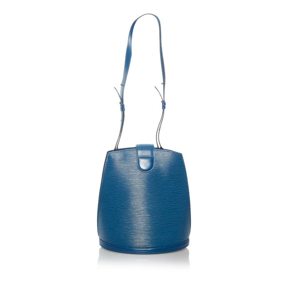 ルイ ヴィトン エピ クリュニー 肩掛け ショルダーバッグ M52255 トレドブルー レザー レディース LOUIS VUITTON 【中古】
