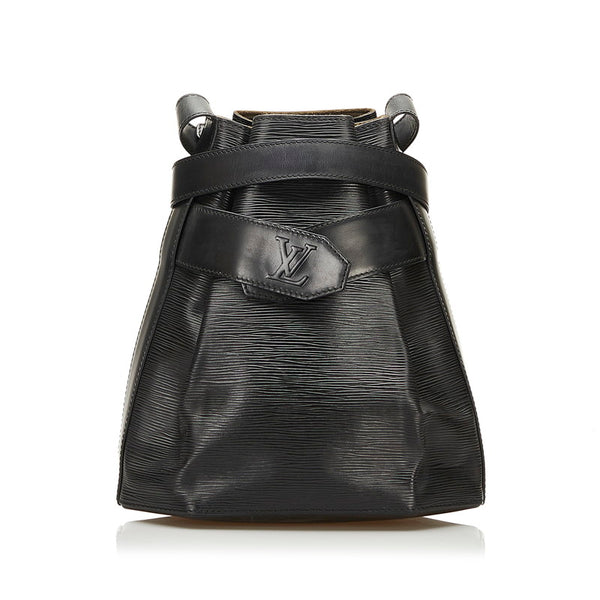 ルイ ヴィトン エピ サックデポールPM ショルダーバッグ M80157 ノワール ブラック レザー レディース LOUIS VUITTON 【中古】