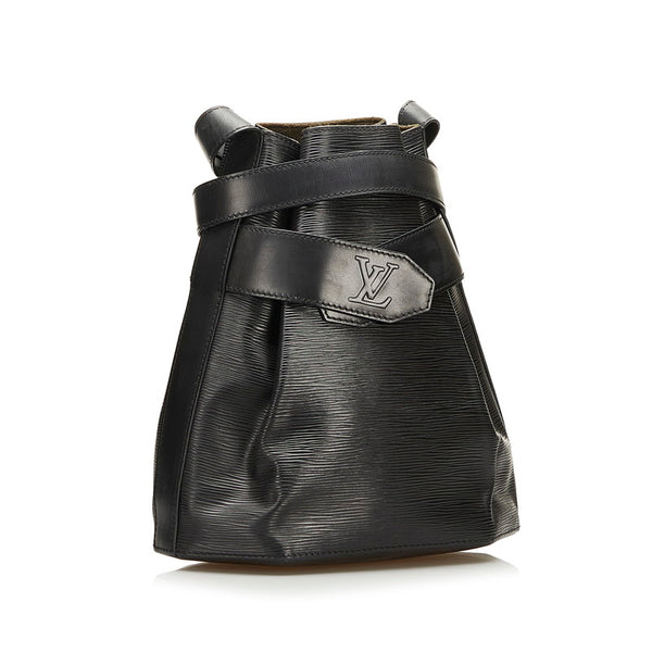ルイ ヴィトン エピ サックデポールPM ショルダーバッグ M80157 ノワール ブラック レザー レディース LOUIS VUITTON 【中古】