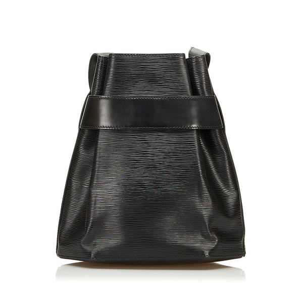 ルイ ヴィトン エピ サックデポールPM ショルダーバッグ M80157 ノワール ブラック レザー レディース LOUIS VUITTON 【中古】