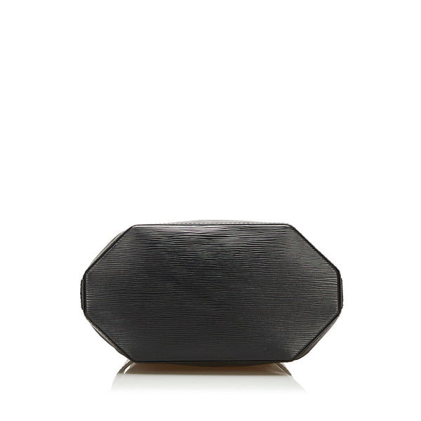 ルイ ヴィトン エピ サックデポールPM ショルダーバッグ M80157 ノワール ブラック レザー レディース LOUIS VUITTON 【中古】