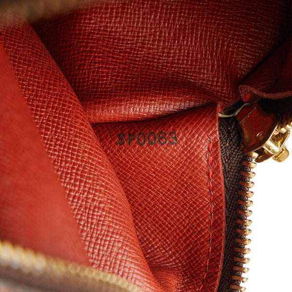 ルイ ヴィトン ダミエ パピヨン30 ハンドバッグ N51303 ブラウン PVC レザー レディース LOUIS VUITTON 【中古】