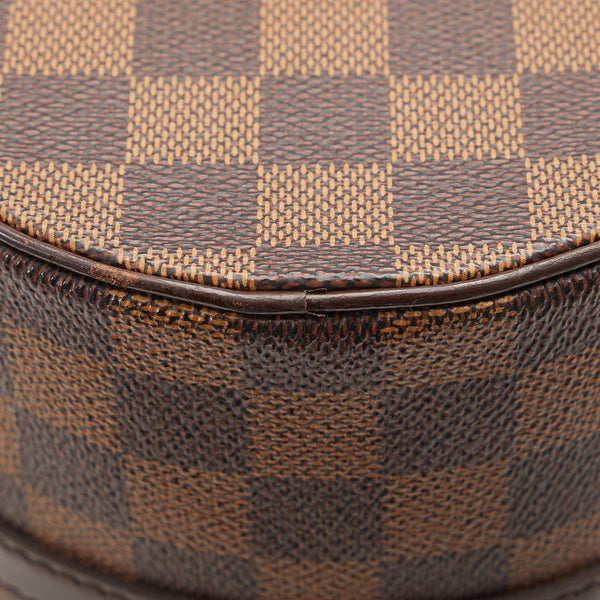 ルイ ヴィトン ダミエ パピヨン30 ハンドバッグ N51303 ブラウン PVC レザー レディース LOUIS VUITTON 【中古】