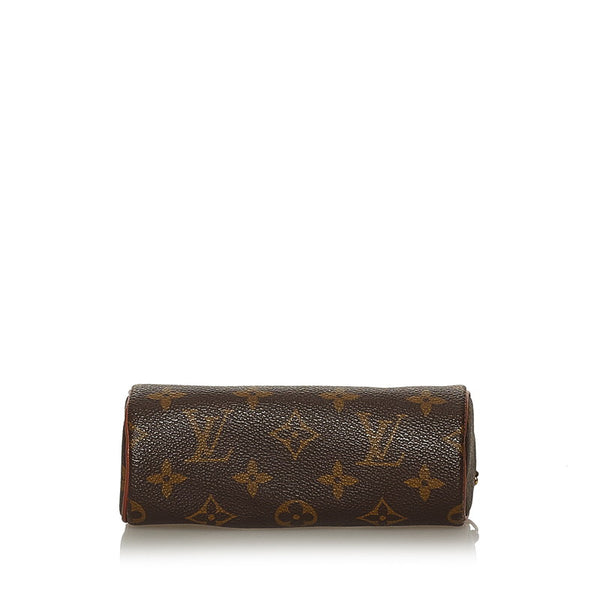 ルイ ヴィトン モノグラム パピヨン付属ポーチ ブラウン PVC レザー ポーチ レディース LOUIS VUITTON 【中古】