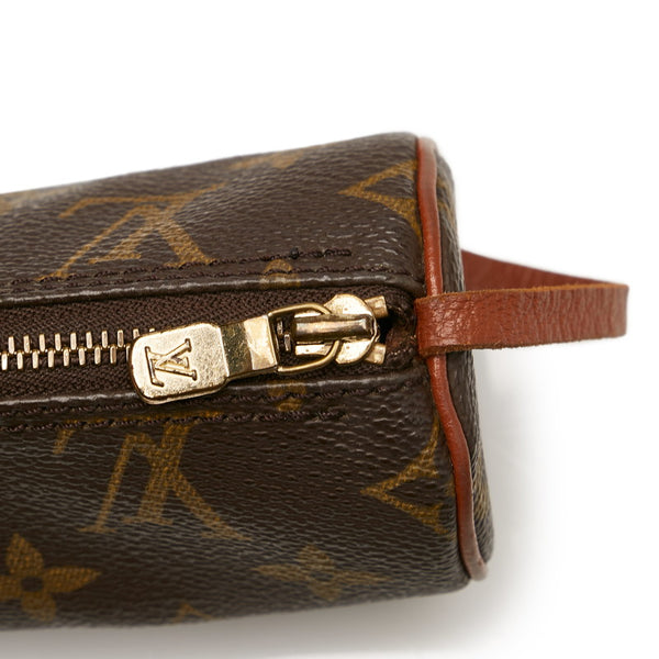 ルイ ヴィトン モノグラム パピヨン付属ポーチ ブラウン PVC レザー ポーチ レディース LOUIS VUITTON 【中古】