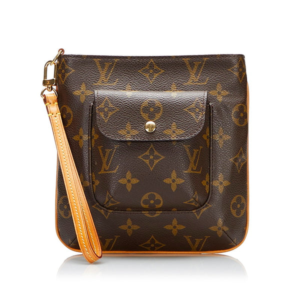 ルイ ヴィトン モノグラム パルティシオン アクセサリーポーチ M51901 ブラウン PVC レザー レディース LOUIS VUITTON 【中古】