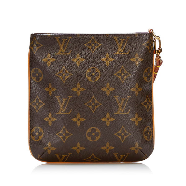 ルイ ヴィトン モノグラム パルティシオン アクセサリーポーチ M51901 ブラウン PVC レザー レディース LOUIS VUITTON 【中古】