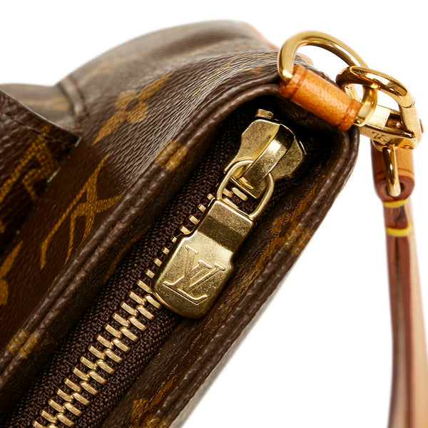 ルイ ヴィトン モノグラム パルティシオン アクセサリーポーチ M51901 ブラウン PVC レザー レディース LOUIS VUITTON 【中古】